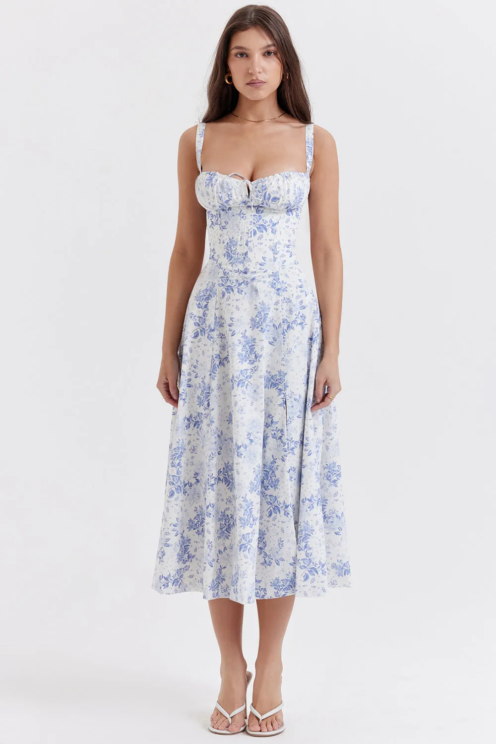 Vintage Spring Waisted Dress