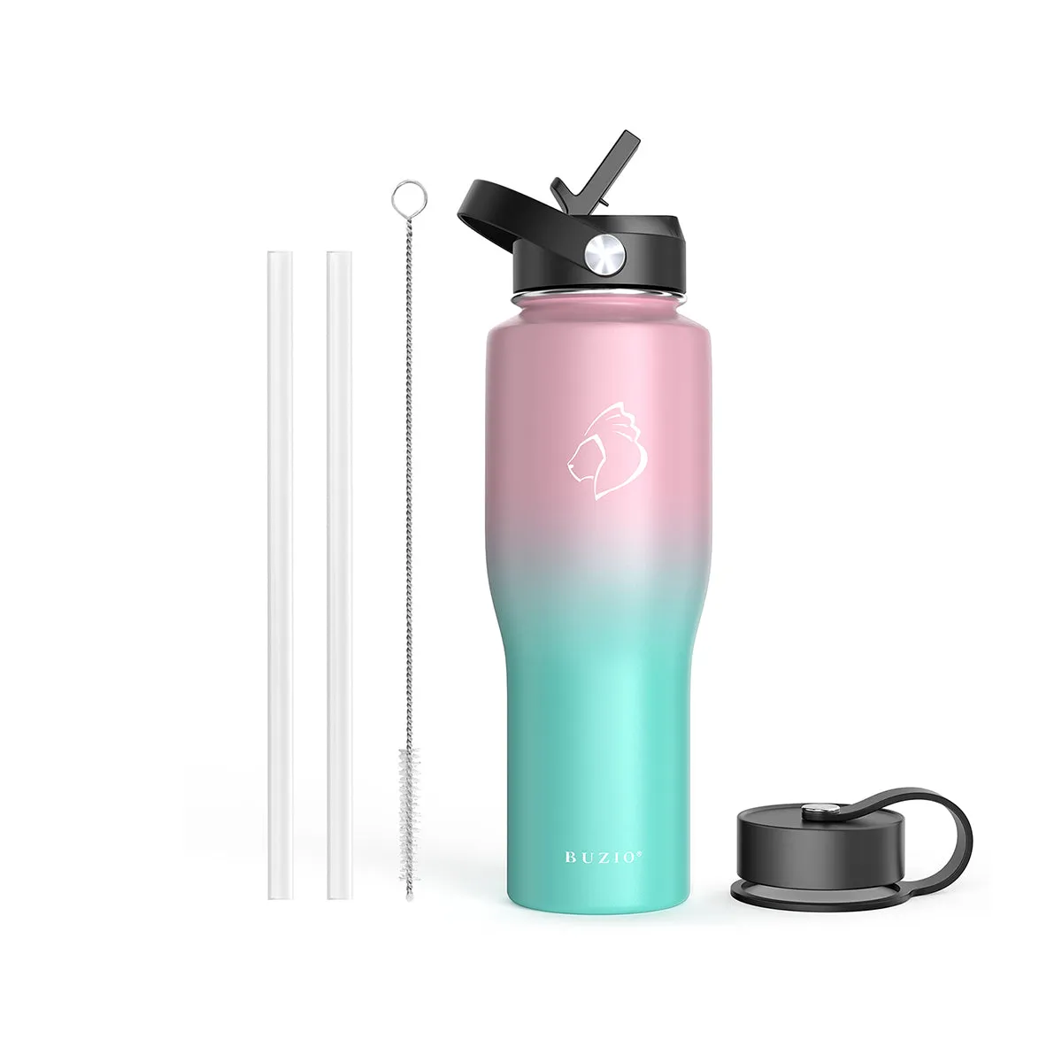 Water Bottle Fits in Car Cup Holder | Bubble Gum | 32oz