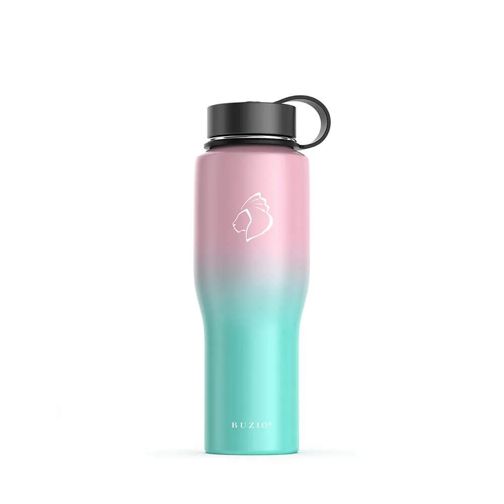 Water Bottle Fits in Car Cup Holder | Bubble Gum | 32oz