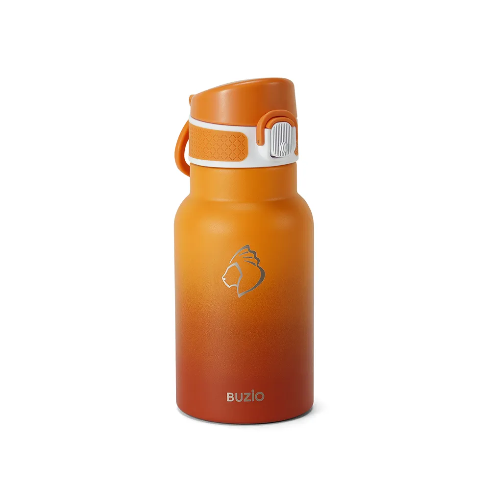 Water Bottle with Auto Flip Straw Lid | 12oz