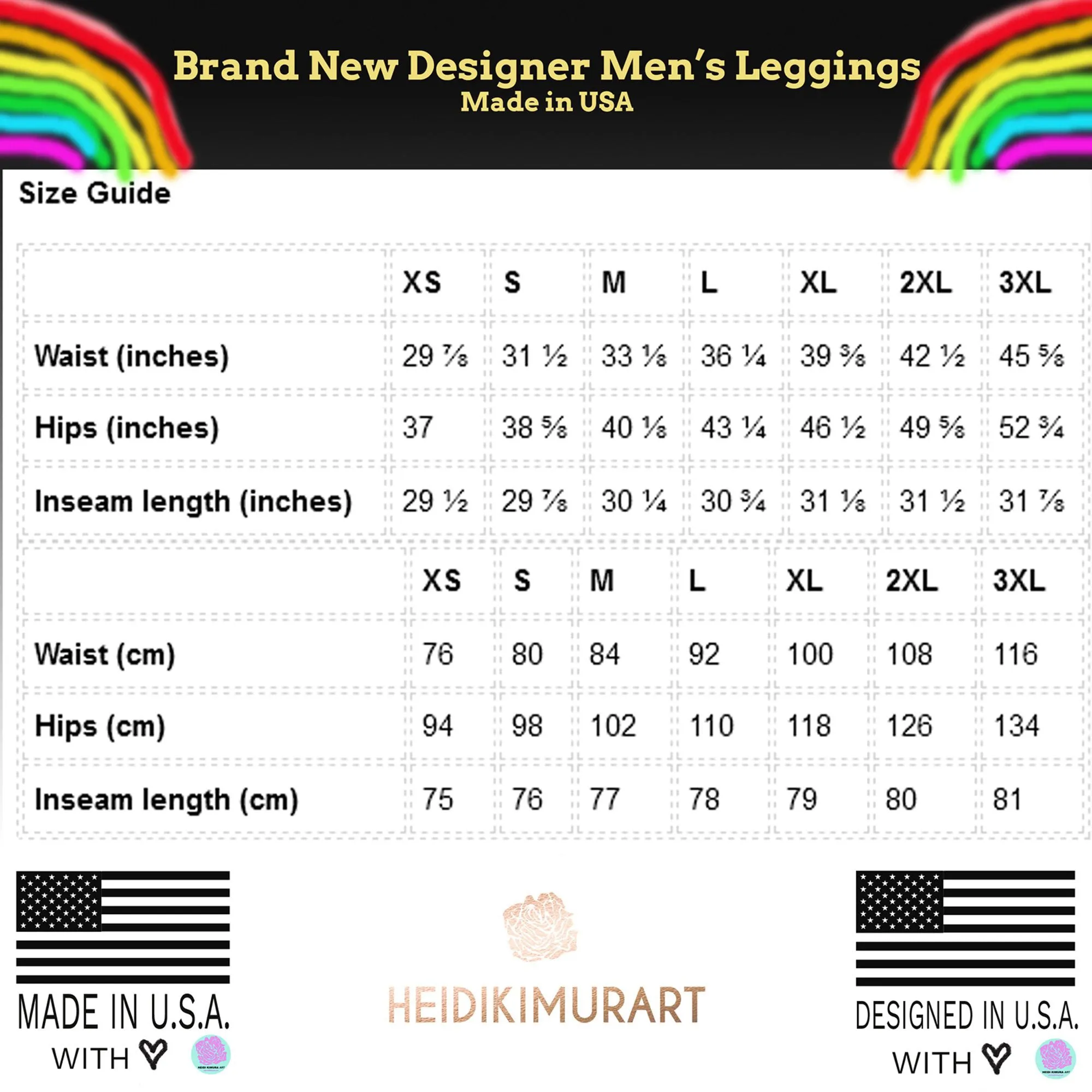 White Lightning Patterned Men's Leggings, Lightning Pattern Abstract Designer Running Compression Tights For Men - Made in USA/EU/MX