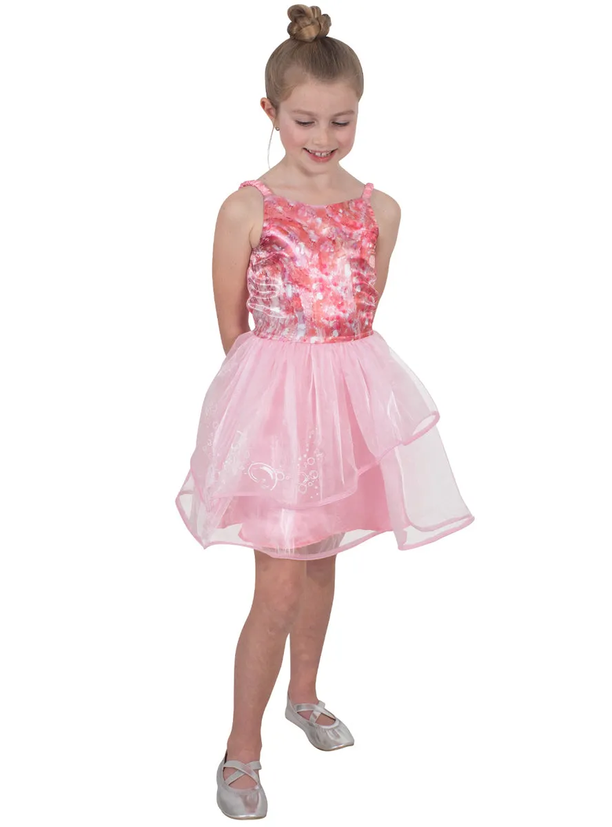 Wicked Girls Classic Pink Glinda Costume