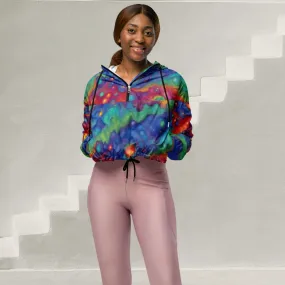 Women’s Cropped Windbreaker Auroral