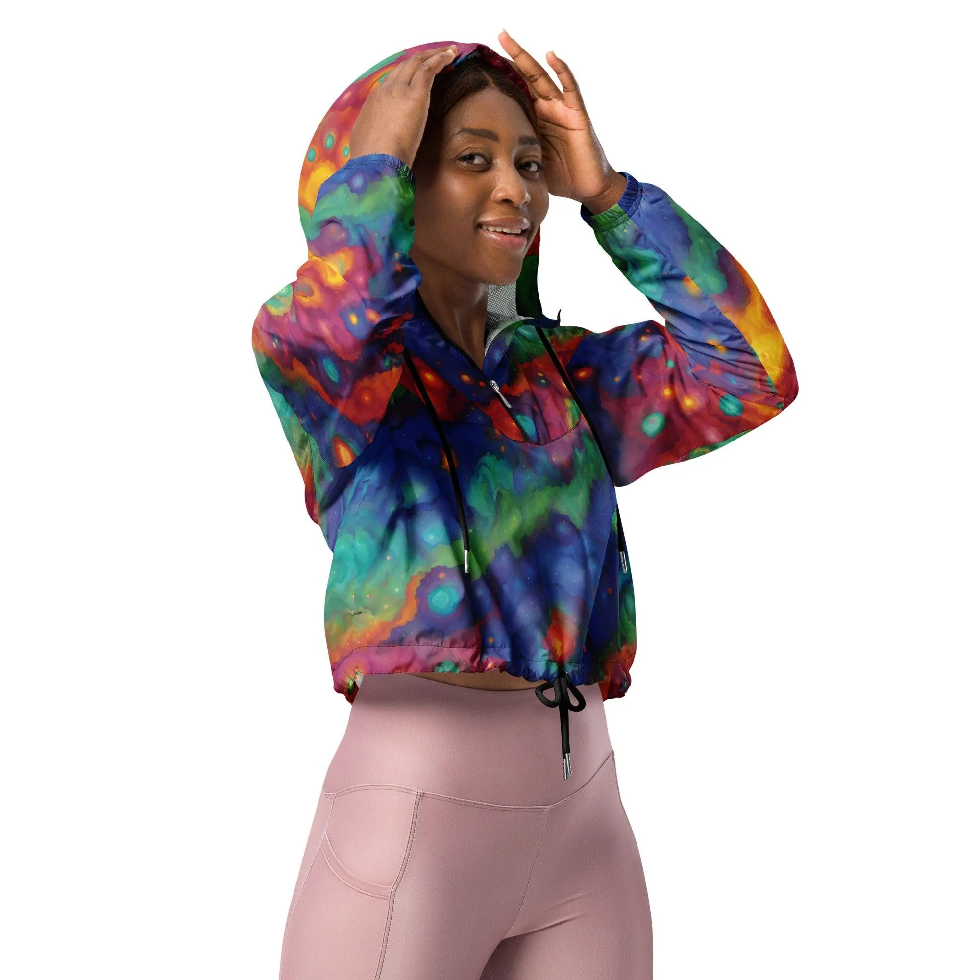 Women’s Cropped Windbreaker Auroral