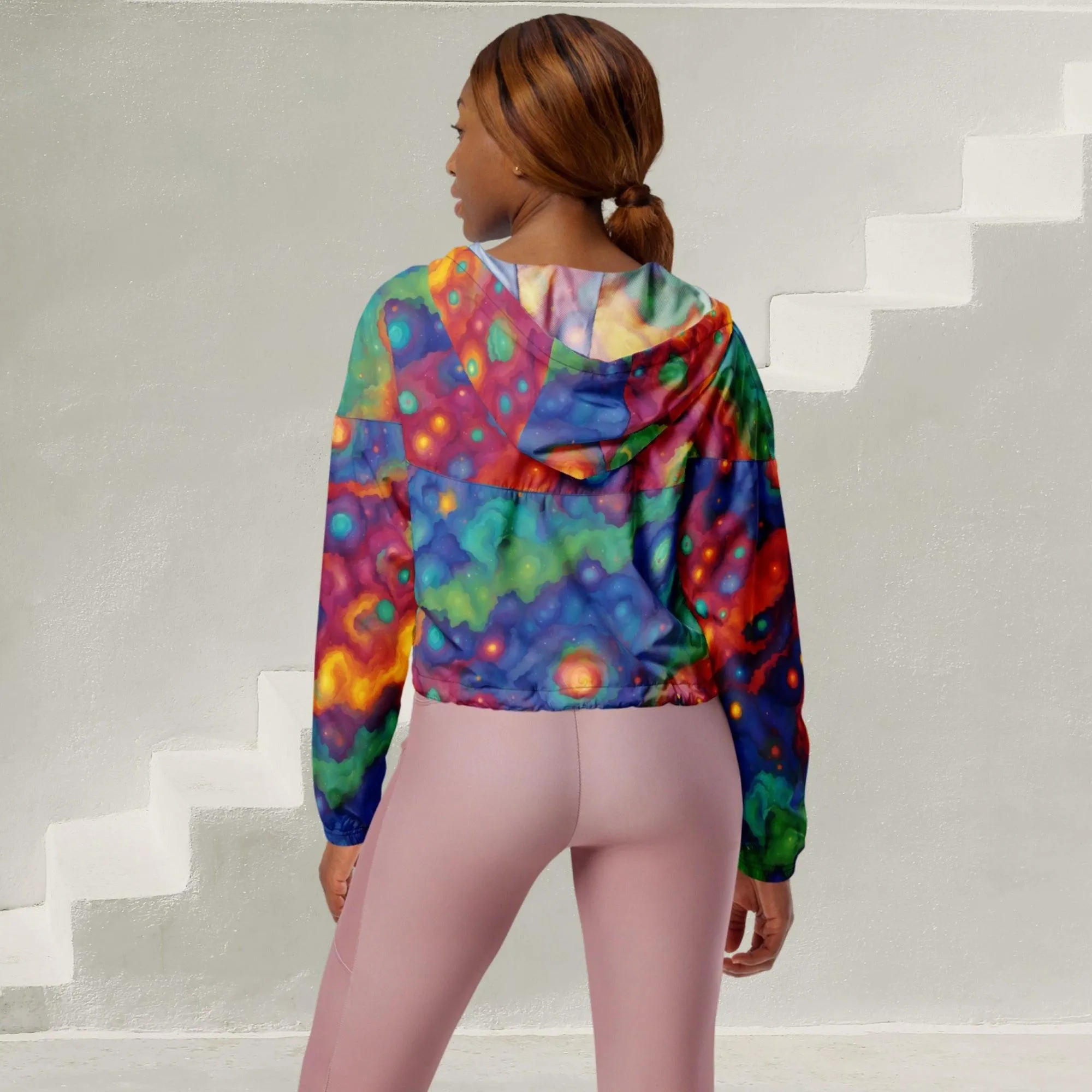 Women’s Cropped Windbreaker Auroral