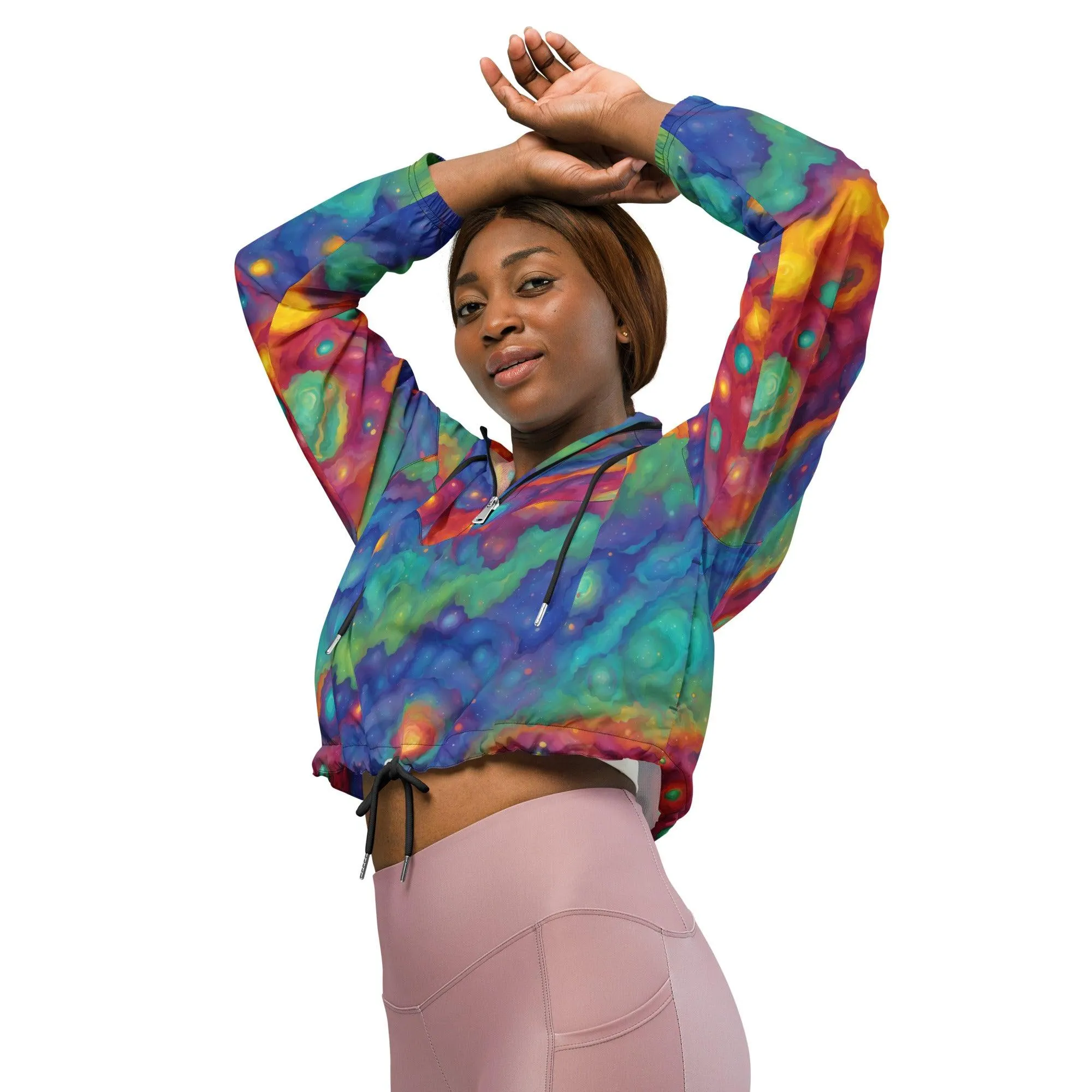 Women’s Cropped Windbreaker Auroral