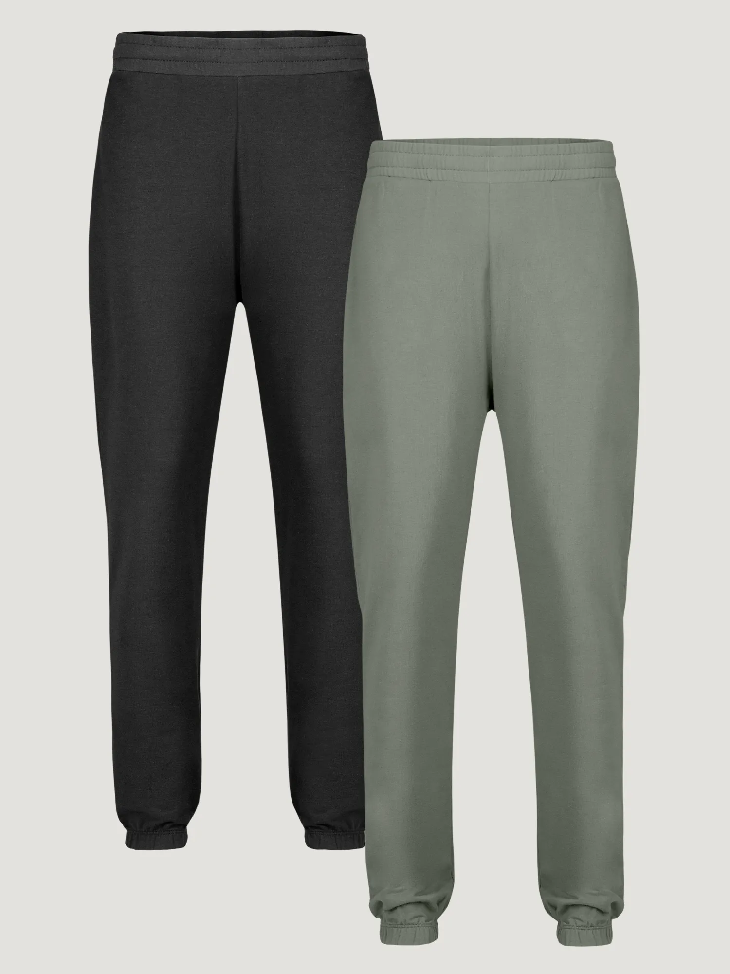 Women's Terry Jogger Essential 2-Pack (Black   Mercury Green)