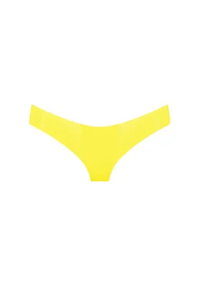 Yellow Latex Cheeky Brief