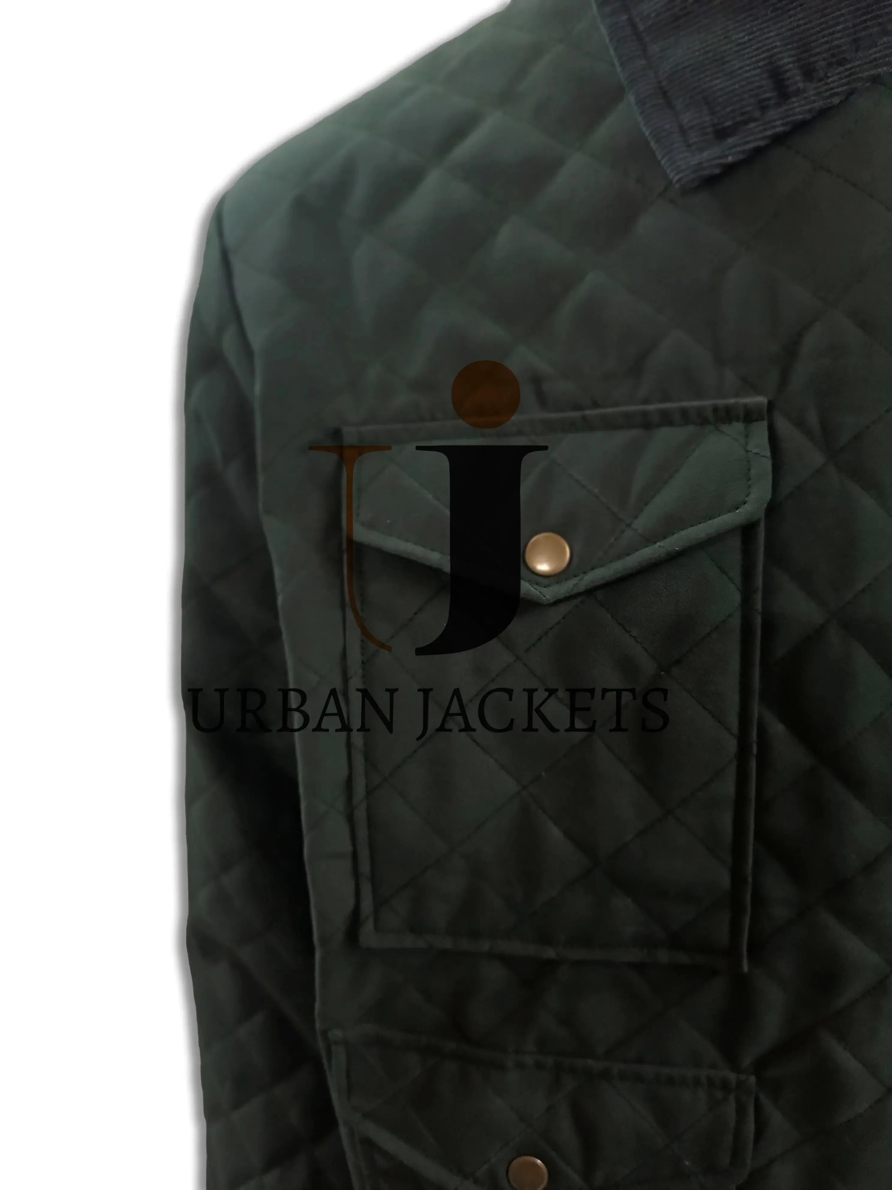 Yellowstone John Dutton Green Quilted Jacket