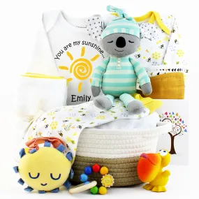 Zeronto Baby Gift Basket - Golden Sunshine