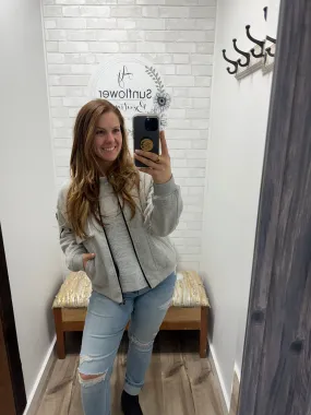 Zip Into Cozy Bomber Jacket